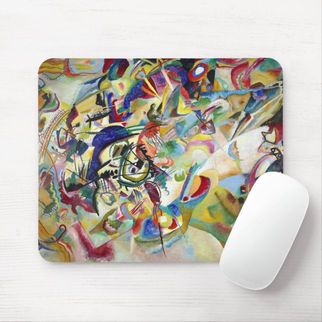 Composition VII, 1913 by Wassily Kandinsky Mouse Mat (With Mouse)