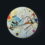 Composition VIII by Wassily Kandinsky 6 Cm Round Badge<br><div class="desc">Composition VIII by Wassily Kandinsky.
Please visit my store for more interesting design and more colour choice.
=> zazzle.com/colorfulworld*</div>