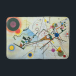 Composition VIII by Wassily Kandinsky Bath Mat<br><div class="desc">Composition VIII by Wassily Kandinsky.
Please visit my store for more interesting design and more colour choice.
=> zazzle.com/colorfulworld*</div>