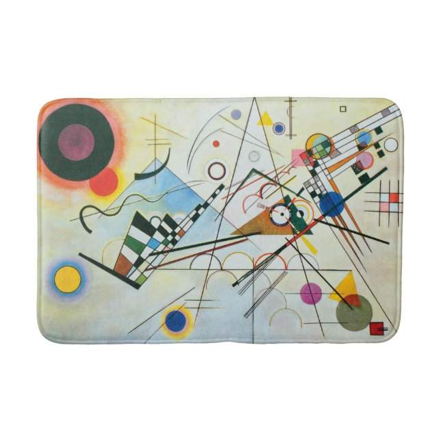 Composition VIII by Wassily Kandinsky Bath Mat (Front)