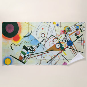 Composition VIII by Wassily Kandinsky Beach Towel