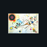 Composition VIII by Wassily Kandinsky Canvas Print<br><div class="desc">Composition VIII by Wassily Kandinsky.
Please visit my store for more interesting design and more colour choice.
=> zazzle.com/colorfulworld*</div>
