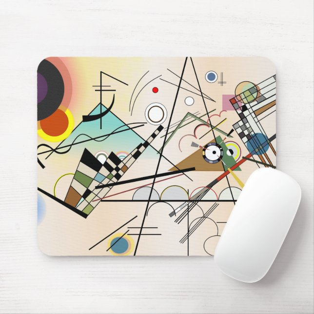 Composition VIII by Wassily Kandinsky Mouse Mat (With Mouse)