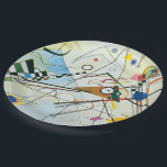 Composition VIII by Wassily Kandinsky Paper Plate<br><div class="desc">Composition VIII by Wassily Kandinsky.
Please visit my store for more interesting design and more colour choice.
=> zazzle.com/colorfulworld*</div>