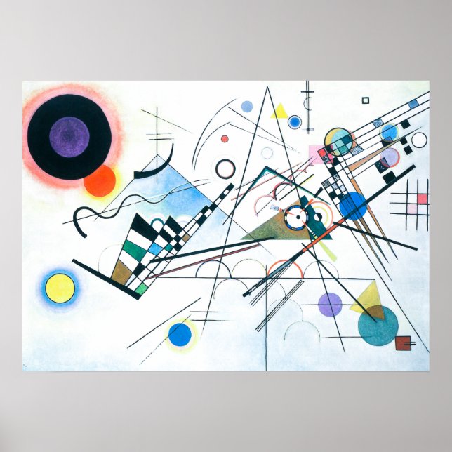 Composition VIII by Wassily Kandinsky Poster (Front)