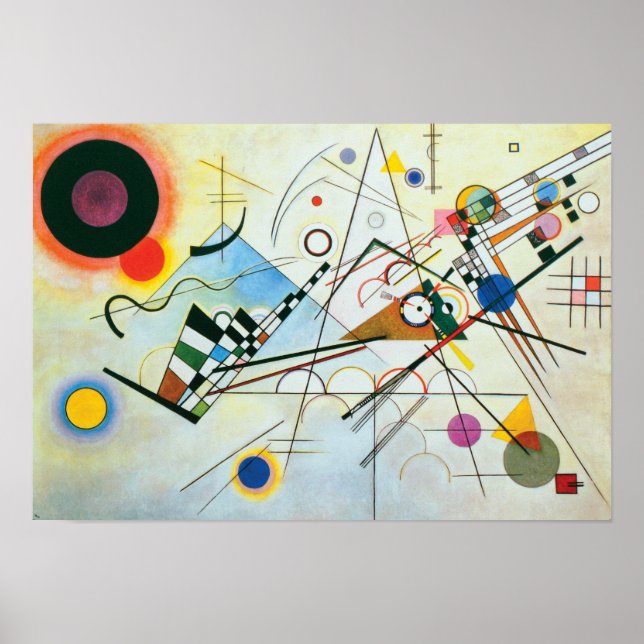 Composition VIII by Wassily Kandinsky Poster (Front)