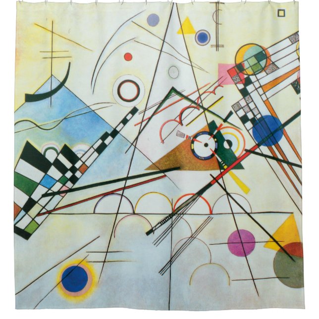 Composition VIII by Wassily Kandinsky Shower Curtain (Front)