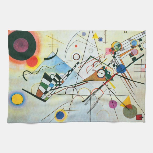 Composition VIII by Wassily Kandinsky Tea Towel (Horizontal)