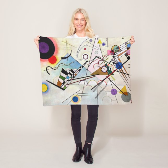 Composition VIII, Wassily Kandinsky Fleece Blanket (In Situ)