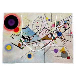 Composition VIII, Wassily Kandinsky Large Gift Bag