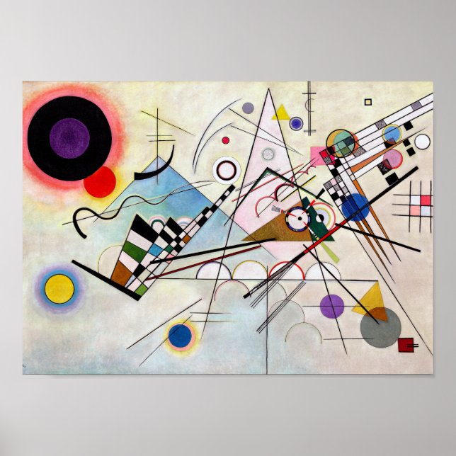 Composition VIII, Wassily Kandinsky Poster (Front)