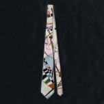 Composition VIII, Wassily Kandinsky Tie<br><div class="desc">Wassily Wassilyevich Kandinsky (16 December 1866 – 13 December 1944) was a Russian painter and art theorist. Kandinsky is generally credited as the pioneer of abstract art. Born in Moscow, Kandinsky spent his childhood in Odessa (today Ukraine), where he graduated at Grekov Odessa Art school. He enrolled at the University...</div>