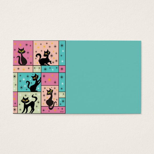 Composition with 5 Black Cats (Front)