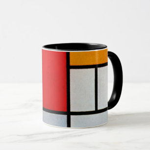 Composition with Large Red Plane Mug