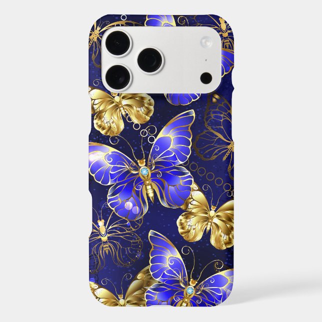 Composition with Sapphire Butterflies (Back)