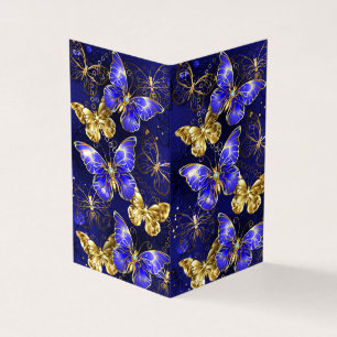 Composition with Sapphire Butterflies Business Card