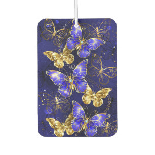 Composition with Sapphire Butterflies Car Air Freshener