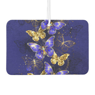 Composition with Sapphire Butterflies Car Air Freshener