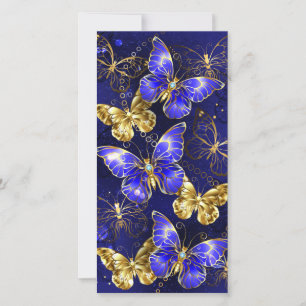 Composition with Sapphire Butterflies Card