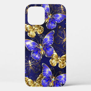 Composition with Sapphire Butterflies iPhone 12 Case