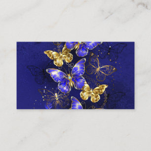Composition with Sapphire Butterflies Discount Card
