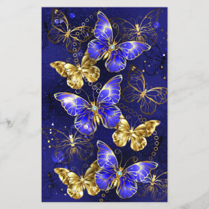 Composition with Sapphire Butterflies Flyer