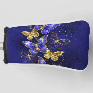 Composition with Sapphire Butterflies Golf Head Cover