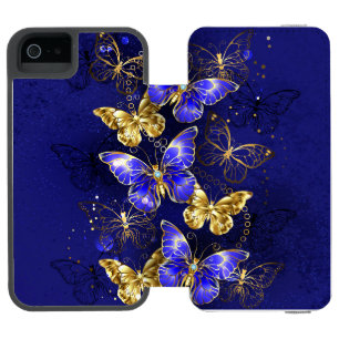 Composition with Sapphire Butterflies Incipio Watson™ iPhone 5 Wallet Case