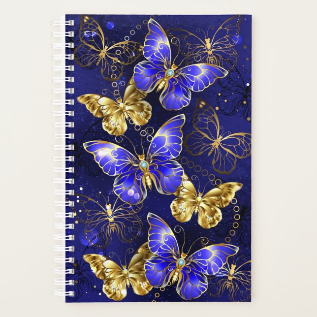 Composition with Sapphire Butterflies Planner (Front)