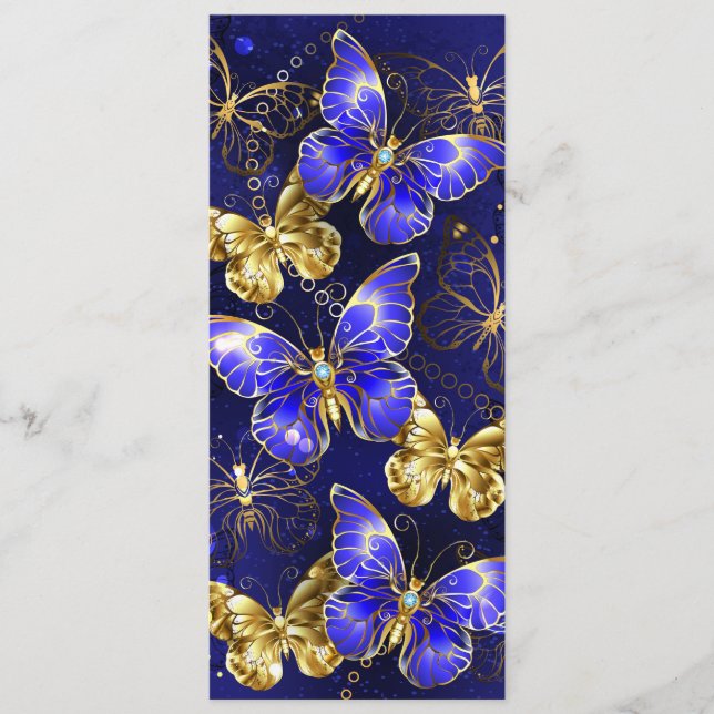 Composition with Sapphire Butterflies Programme (Front)