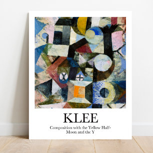 Composition with the Yellow Half-Moon and the Y Poster