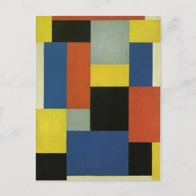 Composition XX by Theo van Doesburg Postcard (Front)