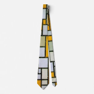 Composition Yellow and Gray, Mondrian Tie