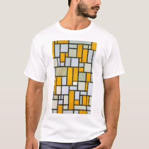 Composition Yellow and Grey, Mondrian T-Shirt
