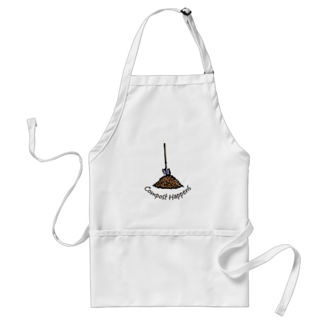 Compost Happens Standard Apron (Front)