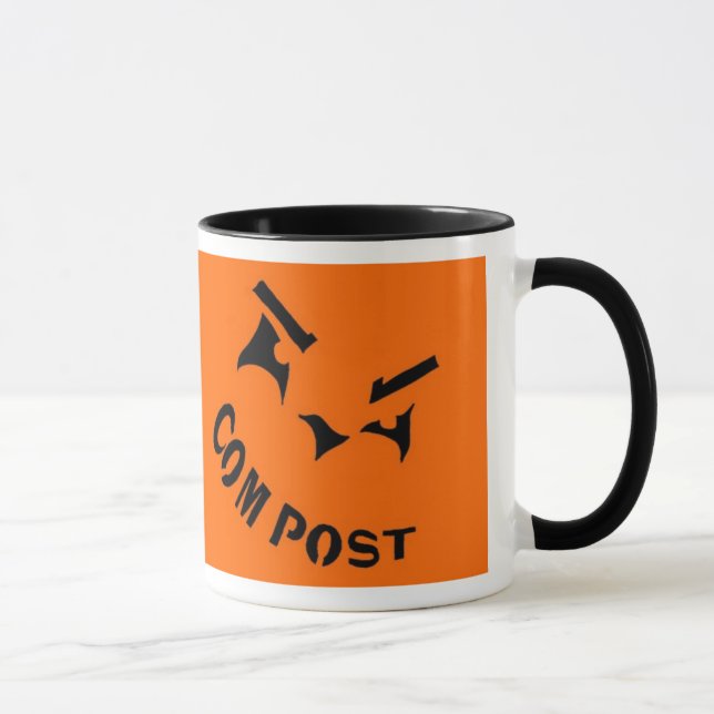 Compost Jack-o-Lantern Mug (Right)