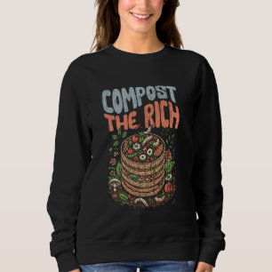 Compost The Rich Retro Biodynamic Gardening Electr Sweatshirt