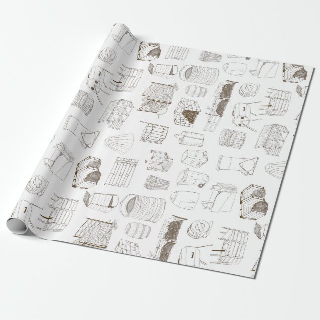 Compost Wrapping Paper (Unrolled)