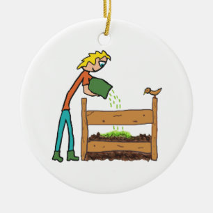 Composting Ceramic Tree Decoration