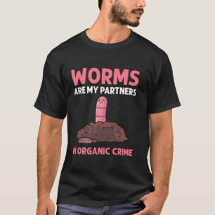 Composting Vermicomposting Worm Breeding Worm Farm T-Shirt