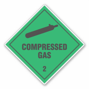 Compressed Gas 2 Label