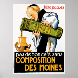 Comptoir Des Viandes Vintage Food Ad Art Poster