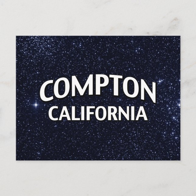 Compton California Postcard (Front)