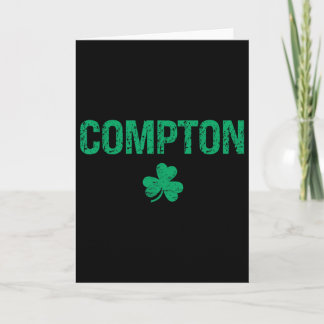 Compton Irish Shamrock St Patrick's Day  Card