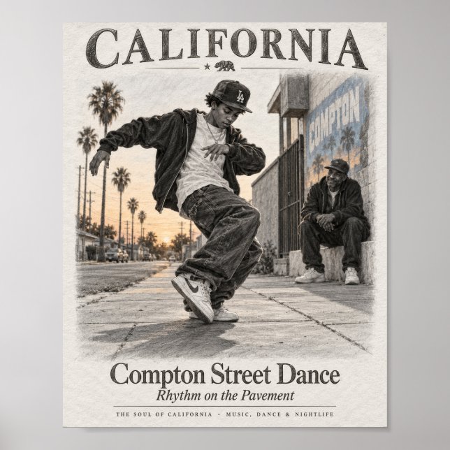 Compton Street Dance Poster (Front)