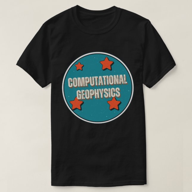 Computational Geophysics T-Shirt (Design Front)