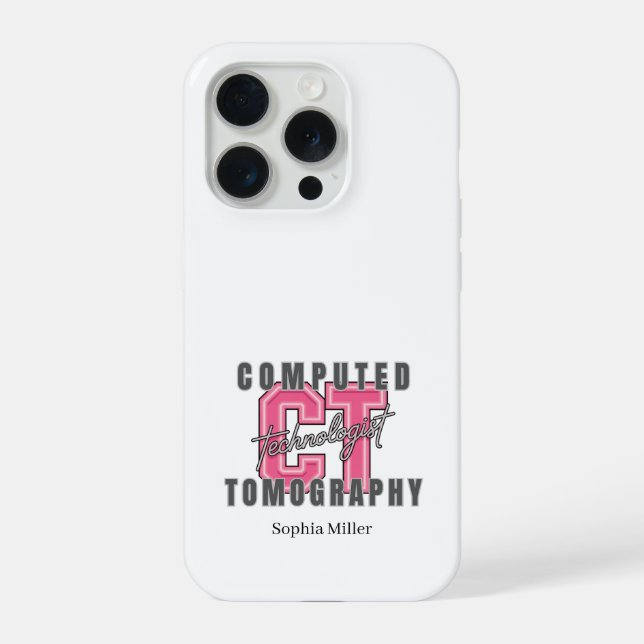 Computed Tomography Technolog Personalized iPhone Case (Back)