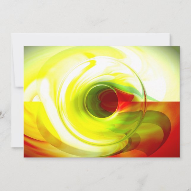 Computer Abstract Invitation (Front)