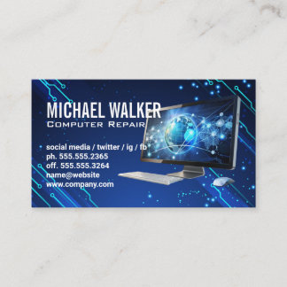 Computer AI | Tech Support | Hardware Business Card