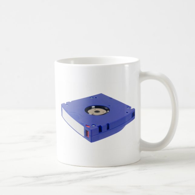 Computer backup tape coffee mug (Right)
